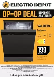 Electro Depot folder Pagina 1: Vaatwasser €199,00