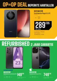 Electro Depot folder Pagina 12: Honor magic 8 lite €289,00, Refurbished iPhone 16 Pro €749,00