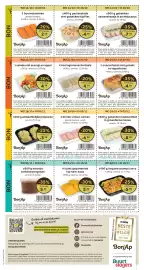 Bon Ap folder Pagina 16: Pastasalade met gebakken kipfilet €4,30, 3 boomstammen €2,00