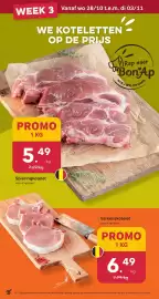Bon Ap folder Pagina 6: Spieringkotelet €5,49, Varkenskotelet €6,49