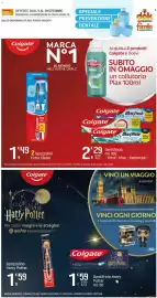 Volantino Famila Superstore Pagina 7: Colgate Spazzolini Extra Clean €1,49, Colgate Dentifricio Total/Max/Sensation €2,29