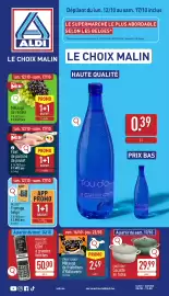ALDI Dépliant week 42 Pagina 1: A ALDI Dépliant du lun. 12/10 au sam. 17/10 inclus LE SUPERMARCHÉ LE PLUS ABORDABLE SELON