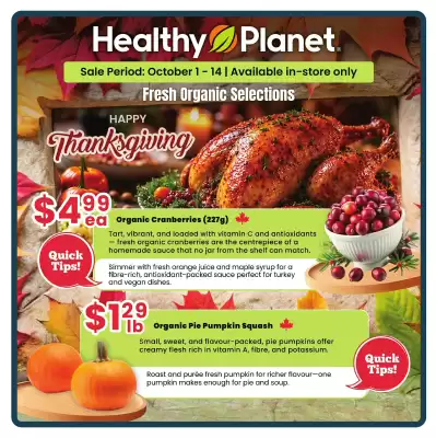 Healthy Planet (valid until 14-10)