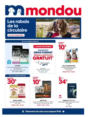 Mondou flyer
