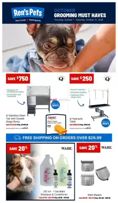 Ren’s Pets Depot (valid until 31-10)