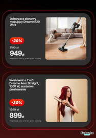 Biedronka gazetka tydzień 40 Strona 4: Prostownica 2 w 1 Dreame Aero Straight, 1600 W, suszenie i prostowanie €899,00