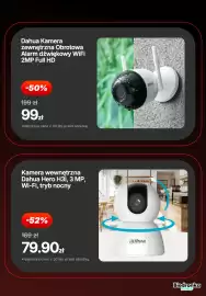 Biedronka gazetka tydzień 40 Strona 2: Dahua Kamera zewnętrzna Obrotowa Alarm dźwiękowy WiFi 2MP Full HD €99,00