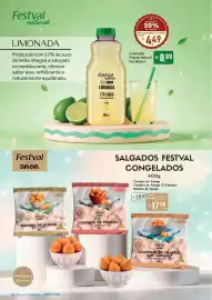 Encarte Festval Página 10: Festval natural LIMONADA Produzido com 17% de suco de limão integral e adoçado na medida certa