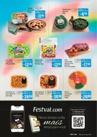 Encarte Festval Página 11: Maçã Gala Turma da Mônica €12,99, Castanha de Caju Mamma Bia €34,90