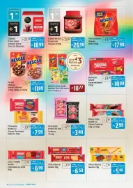 Encarte Festval Página 4: Cereal matinal nestlé sabores €11,89, Chocolate Nestlé kit Kat Sabores €3,49