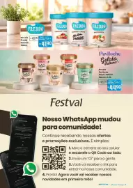 Encarte Festval Página 7: FREDDO GELATERIA Sorvete $49.90 Freddo Sabores 500ml $49,90 PREÇO EXCLUSIVO Son R$ 4190 FREDD