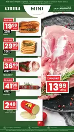 EMMA market gazetka | Mini Strona 2: Szynka wędzona z tłuszczykiem €36,99, Kiełbaski winerki €29,99