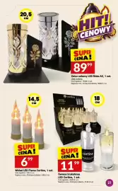 Twój Market gazetka tydzień 40 Strona 21: Wkład LED Fiama Cortina €6,99, Świeca brokatowa LED Cortina €11,99