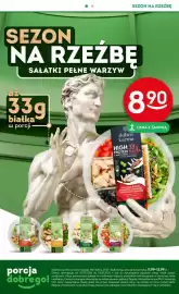 Żabka gazetka Strona 10: SEZON NA RZEŹBĘ SEZON NA RZEŹBĘ SAŁATKI PEŁNE WARZYW aż 339 białka w porcji 8୨୦ *Ź CENA Z ŻAPPKĄ