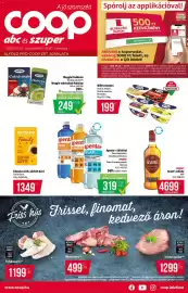 Coop akciós újság | abc es szuper Oldal 1: Meggle főzőkrém / Meggle cukrászhab habalap €249,00