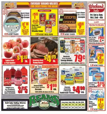 Reams (valid until 5-10)