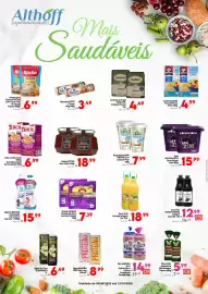 Encarte Althoff Supermercados Página 5: Suco SUQ Laranja Integral €18,99, Requeijão gran mestrí zero lactose €7,99