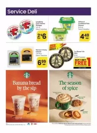Safeway weekly ad Page 11: Athenos crumbled feta cheese €4,49, La Bonne Vie Brie