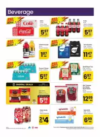 Safeway weekly ad Page 4: Old Trapper Deli Style Beef Sticks €12,99, Coke €5,97