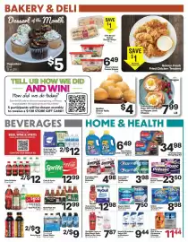 Harp's Market weekly ad week 40 Page 3: Gold Peak Tea €12,99, Coke & Sprite €12,99