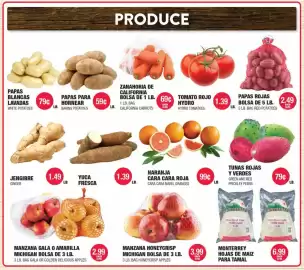 Carnicerias Jimenez weekly ad week 40 Page 1: Michigan Bolsa Gala Or Golden Delicious Apples €2,99, California carrots €0,69
