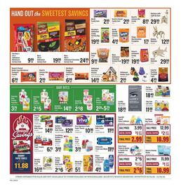 Lowes Foods weekly ad week 40 Page 12: Purina Beggin Strips Dog Treats €6,00, Quilted Northern Bath Tissue €12,99