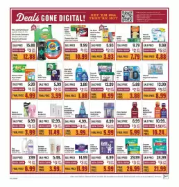 Lowes Foods weekly ad week 40 Page 11: Tide Laundry Detergent, Gain Laundry Detergent, Downy Scent Booster €12,88