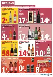 Folheto E.Leclerc semana 40 Página 23: Rum negrita anhejo reserva €14,89, Vinho frisante pinga amor €2,59