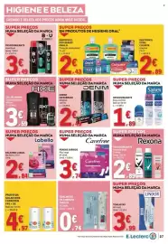 Folheto E.Leclerc semana 40 Página 27: Toalhitas de limpeza chicco €0,74, Pensos diários carefree plus large €3,74