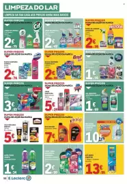 Folheto E.Leclerc semana 40 Página 32: Spray de limpeza casa de banho €2,49, Spray inseticida dum dum €5,24