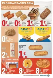Folheto E.Leclerc semana 40 Página 5: Empanadilha de atum cozido €1,49, Tarte de maçã marca guia seleção €8,99