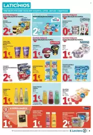 Folheto E.Leclerc semana 40 Página 9: Iogurte duo mix yoco €2,39, Sumo fresco compal €1,79
