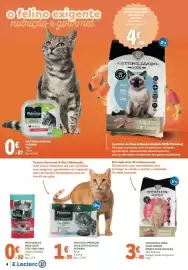 Folheto E.Leclerc Página 4: Croquetes para gato esterilizado marca guia seleção €4,49