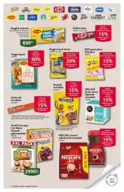 EcoFamily akciós újság hét 41 Oldal 9: Nestlé Cini Minis €2.990,00, Maggi tvúkhús-leveskocka €830,00
