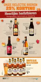 Mitra folder Pagina 15: De Koninck Triple d’Anvers €2,17, Emelisse Barley Wine €2,84
