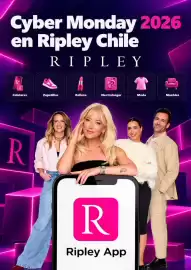 Catálogo Ripley Página 1: Cyber Monday 2026 en Ripley Chile RIPLEY R R Celulares www Zapatillas Belleza Electrohogar Moda