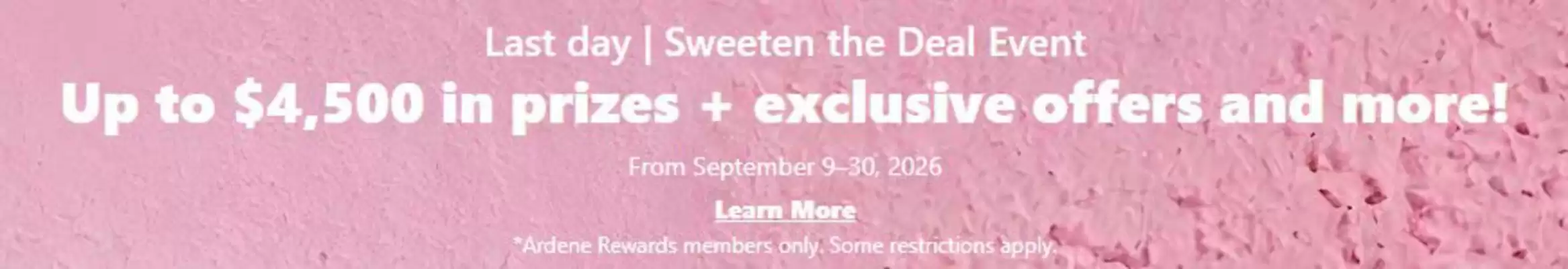 Ardene (valid until 20-10)