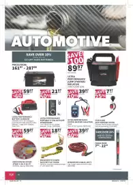 Co-op flyer Page 10: Be booster cables €39,97, Erickson recovery strap €59,97