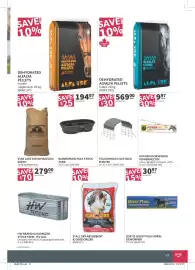 Co-op flyer Page 21: Rubbermaid poly stock tank €194,97, Toughhold livestock shelter €569,00