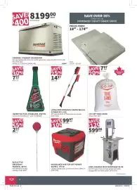 Co-op flyer Page 6: Ultra performance snow brush combo kit €14,97, Milwaukee m18 top off power supply, 175-w €99,97