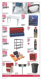 Co-op flyer week 40 Page 4: Maax delsia bathtub €999,00, Rubbermaid roughneck refuse container €39,97