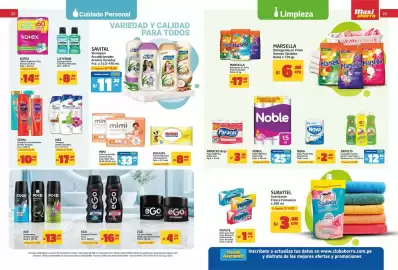 Catálogo MaxiAhorro Página 12: Mimi pañal para bebés premium plus €33,90, H&S Shampoo Aromas Variados €17,50