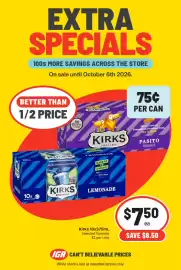 Supa Valu catalogue week 40 Page 6: Kirks Lemonade €7,50