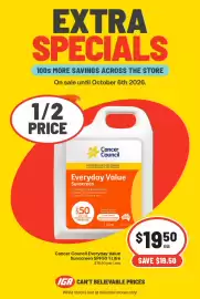 Supa Valu catalogue week 40 Page 8: Cancer Council Everyday Value Sunscreen €19,50