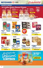 Ritchies catalogue week 40 Page 2: M&M's, Pods or Maltesers Varieties €4,00, Moccona Freeze Dried Coffee Varieties €26,00