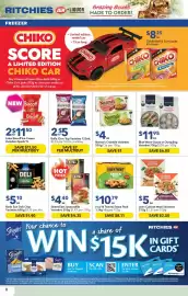Ritchies catalogue week 40 Page 8: Four'n Twenty Snack Pack €10,79, Birds Eye Deli Chip Varieties €5,10