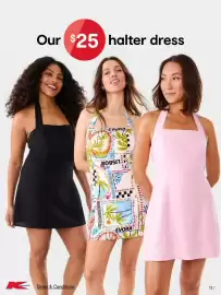 Kmart catalogue Page 13: Our $25 halter dress €25,00