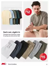 Kmart catalogue Page 22: Pants €15,00, Tee €12,00
