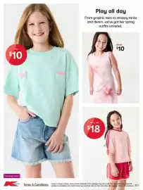 Kmart catalogue Page 23: Mallibu tee €10,00, Terry set €18,00