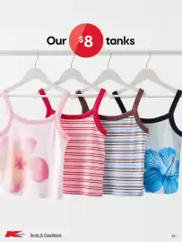 Kmart catalogue Page 24: Kmart tanks €8,00